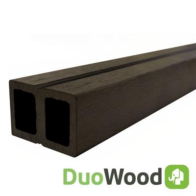 DuoWood onderbalk houtcomposiet 40x60x2900mm kleur Lava